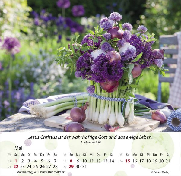 Gärten 2022 Tischkalender