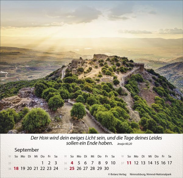 Israel Shalom 2022 Tischkalender