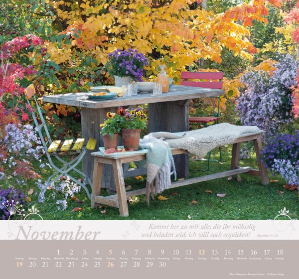 Im Garten zuhause 2023 Wandkalender