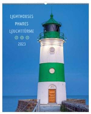 Leuchttürme 2023 dreisprachiger Wandkalender