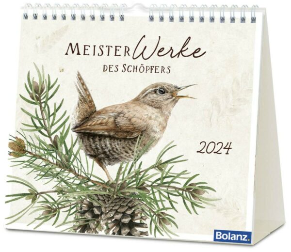 Meisterwerke des Schöpfers 2024 Tischkalender