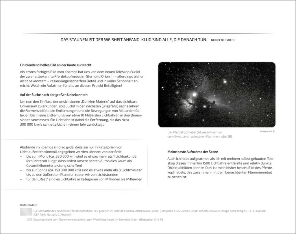 Du bist nicht fern 2025 Panorama-Tischkalender – Bild 16