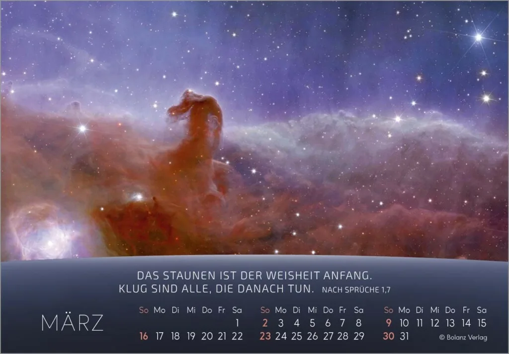 Du bist nicht fern 2025 Panorama-Tischkalender – Bild 4