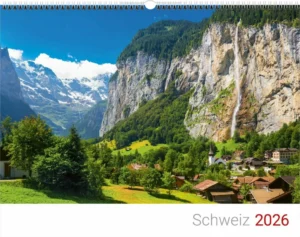 Schweiz 2026 Wandkalender