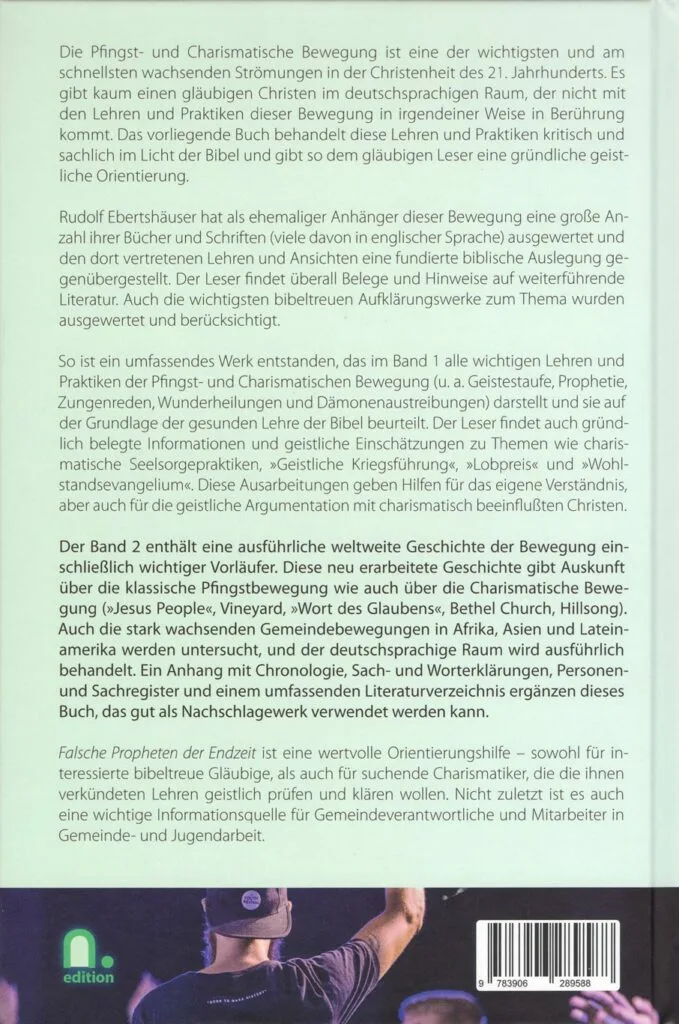 Falsche Propheten der Endzeit Pfingstbewegung und Charismatische Bewegung im Licht der Bibel, Band 1+2 als Set – Bild 4