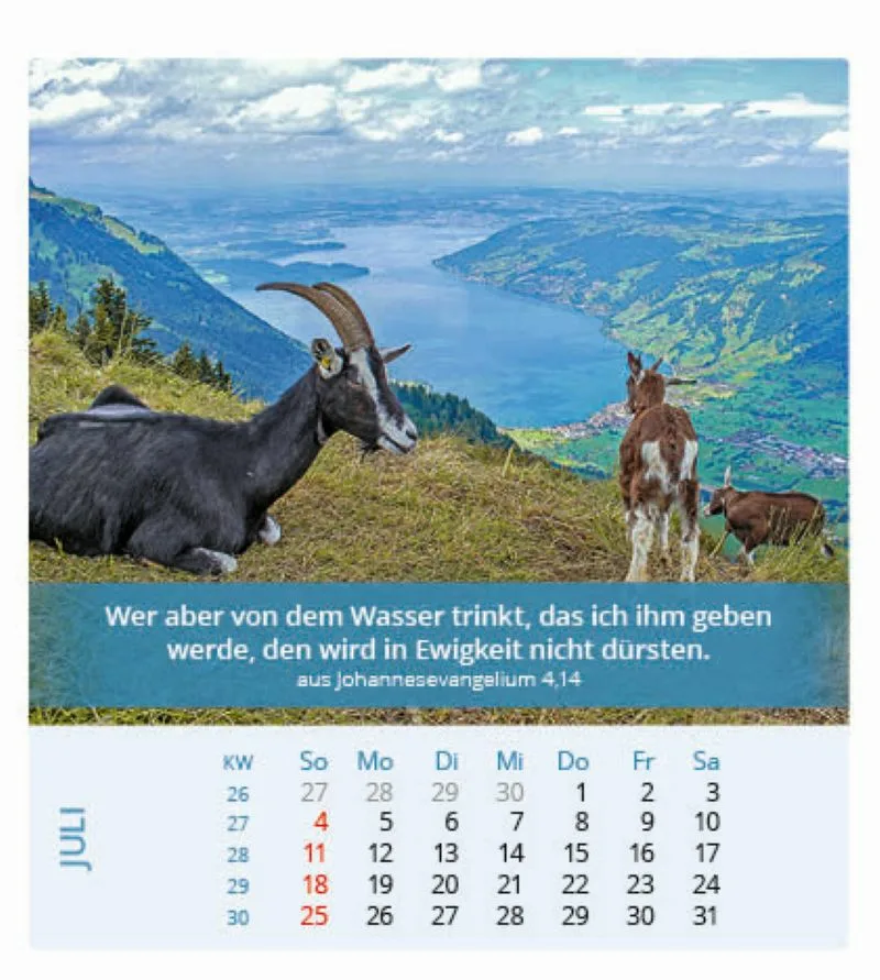 Ich bin der Herr, dein Gott! 2027 Tischkalender – Bild 8