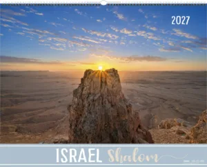 Israel Shalom 2027 Super-Wandkalender