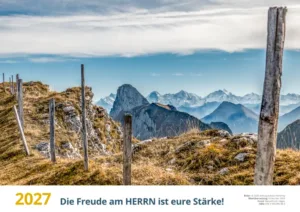 Die Freude am Herrn ist eure Stärke 2027 Wandkalender